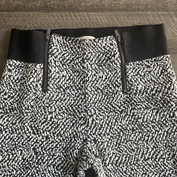 Abercrombie & Fitch Black & White Mid-Rise Pull On Skinny Stretch Leggings Sz S - Picture 5 of 13
